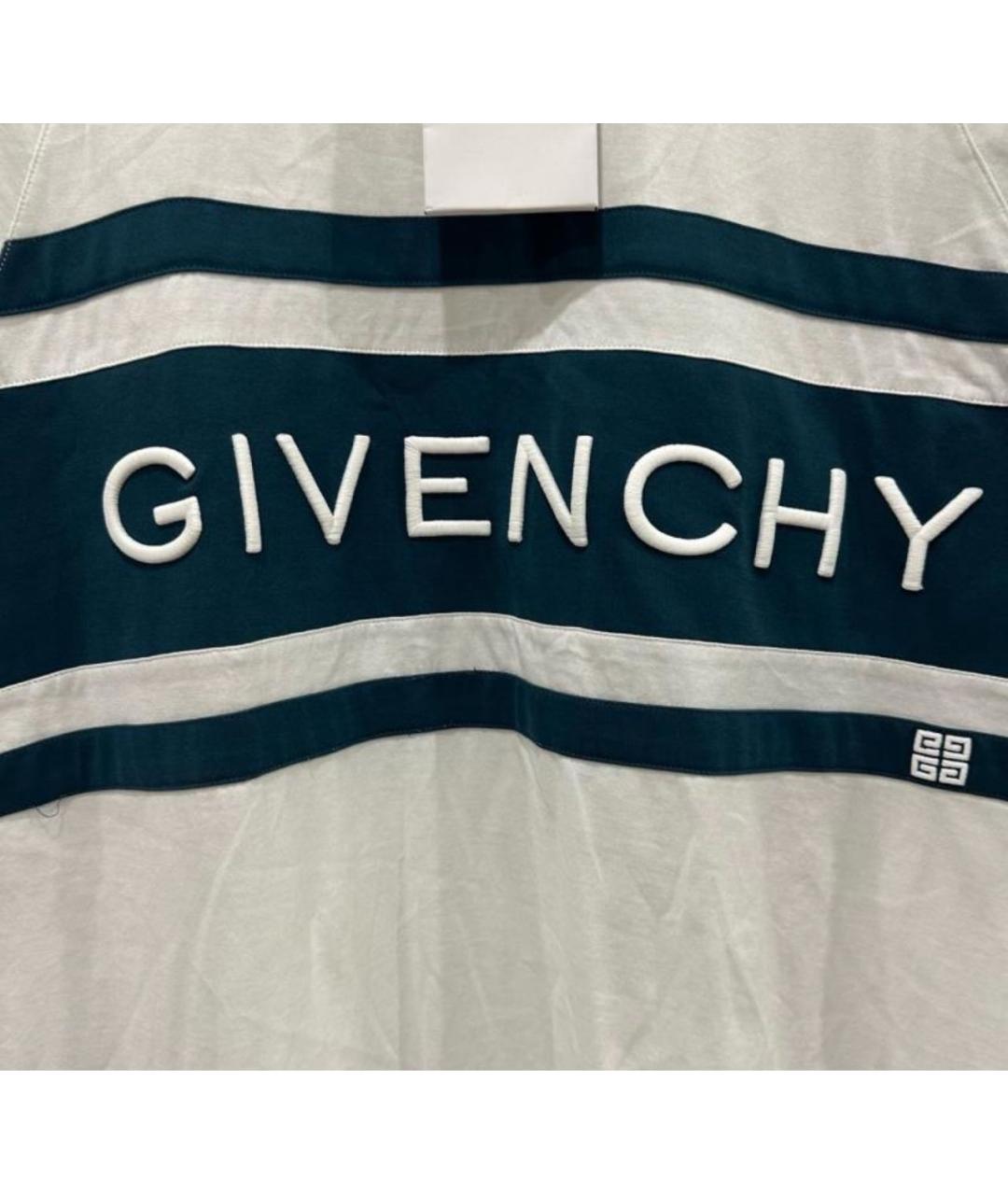 GIVENCHY Белая хлопковая футболка, фото 8