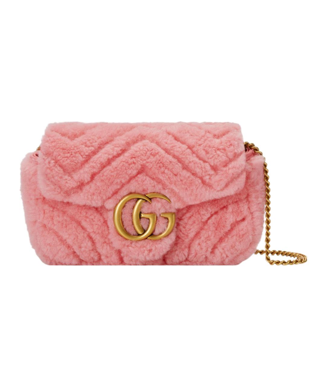 GUCCI Коралловая сумка через плечо, фото 1