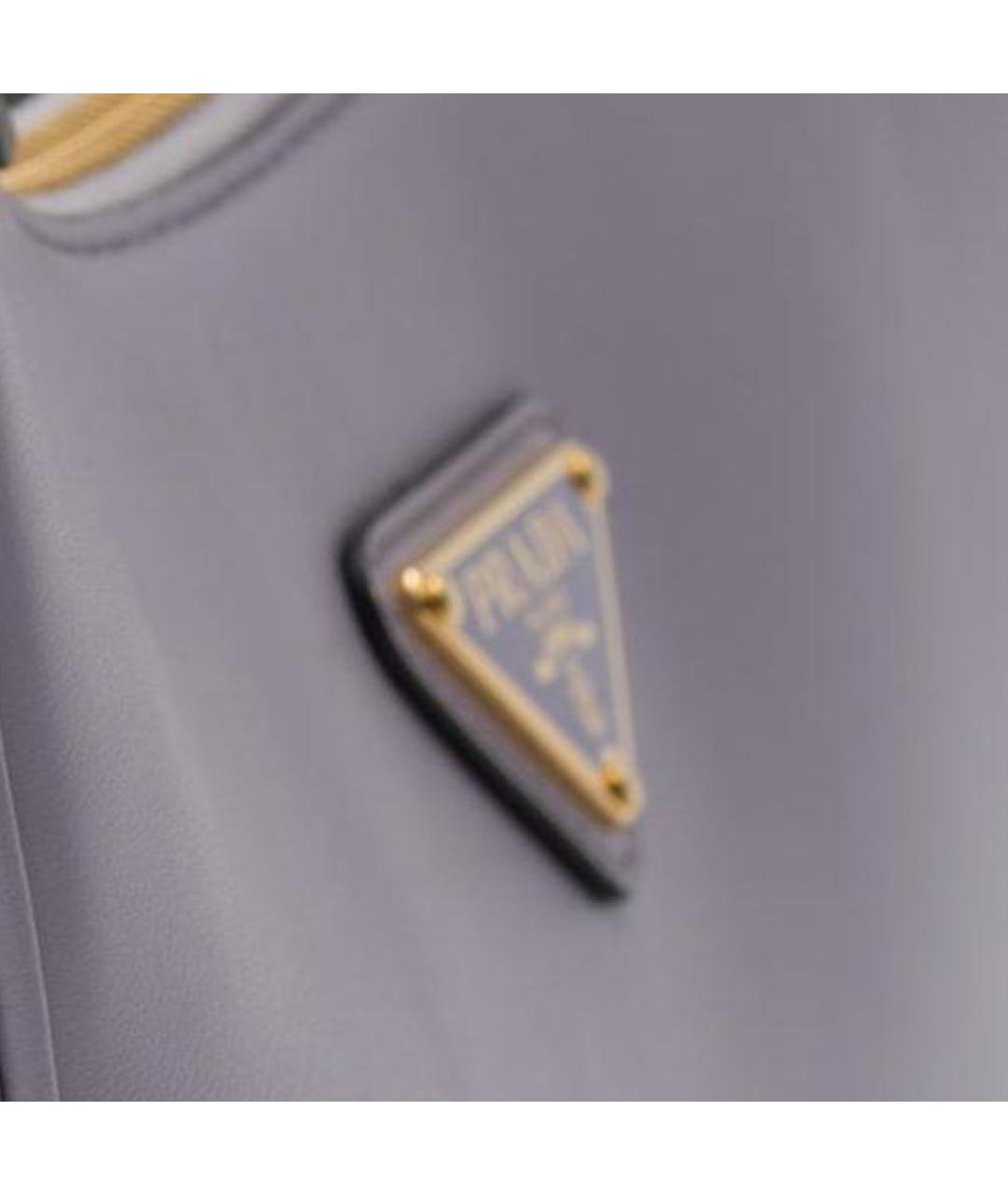 PRADA Фиолетовая кожаная сумка через плечо, фото 4