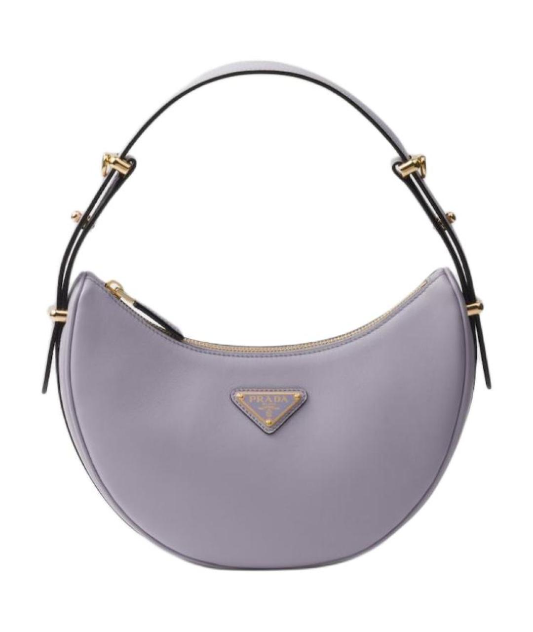 PRADA Фиолетовая кожаная сумка через плечо, фото 1