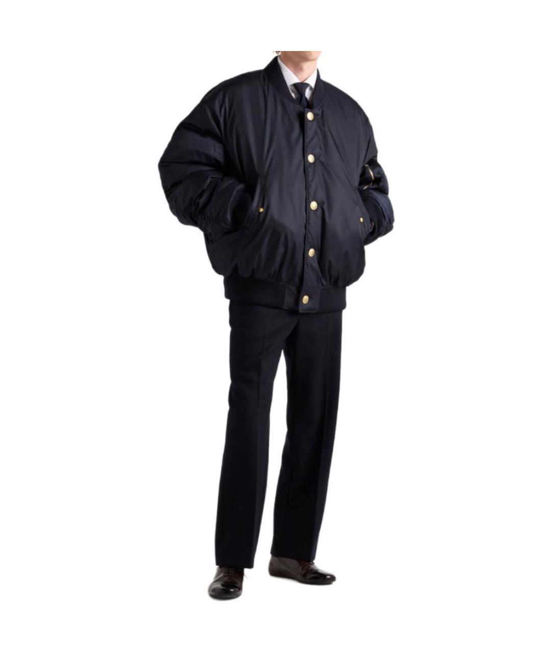 PRADA Темно-синий пуховик, фото 2