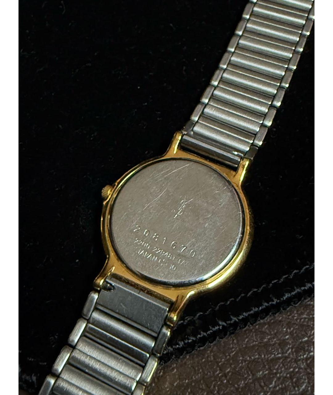 SAINT LAURENT Черные стальные часы, фото 3