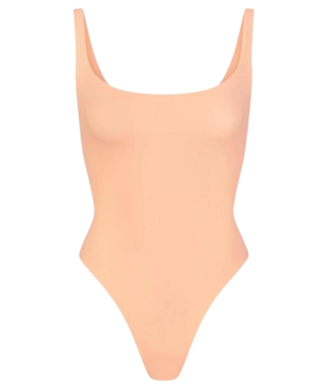 SKIMS Оранжевое боди, фото 1