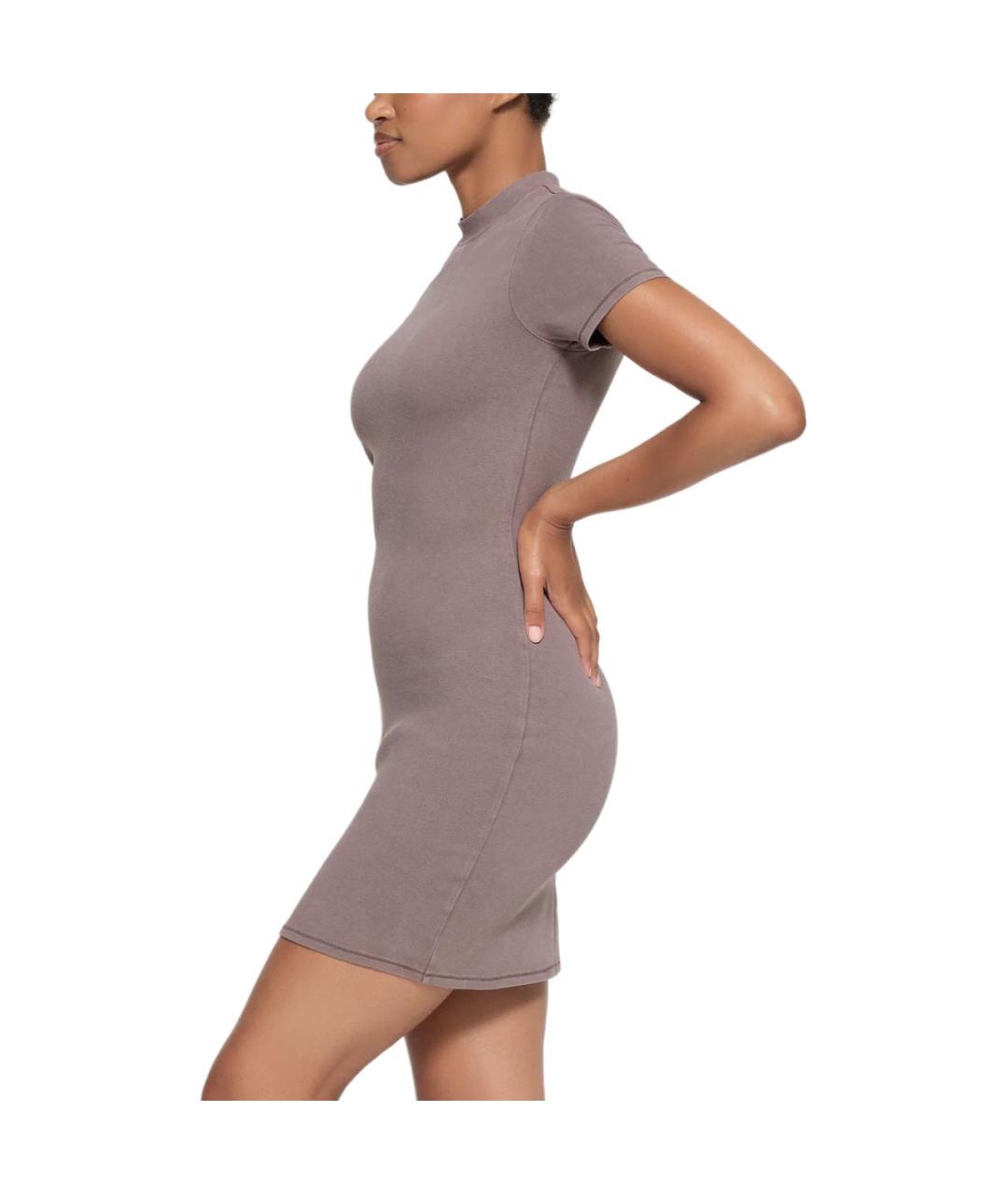 SKIMS Коричневое повседневное платье, фото 4