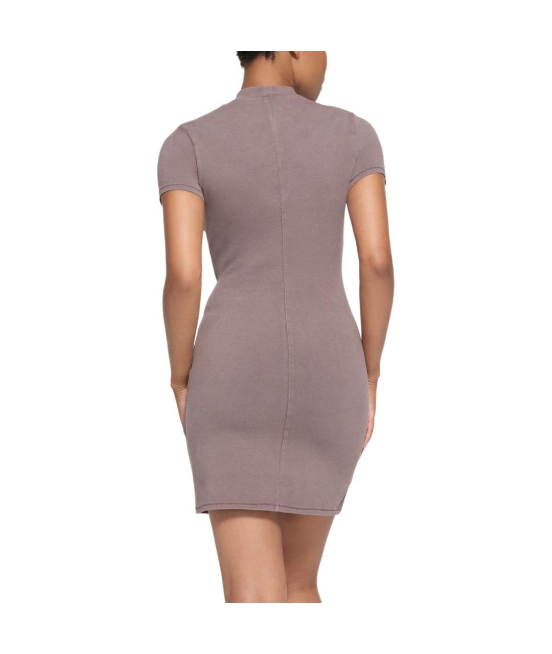 SKIMS Коричневое повседневное платье, фото 3