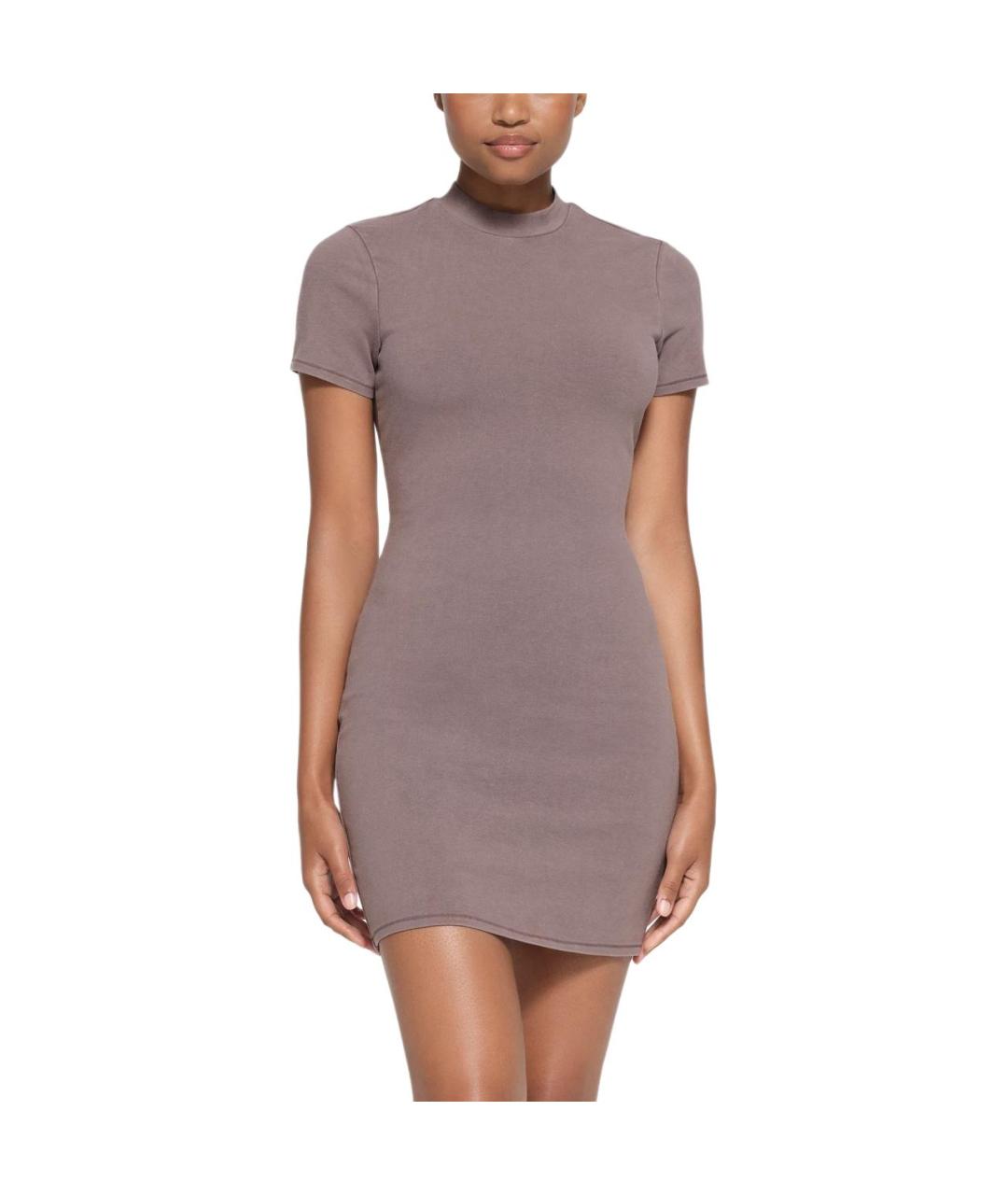 SKIMS Коричневое повседневное платье, фото 2