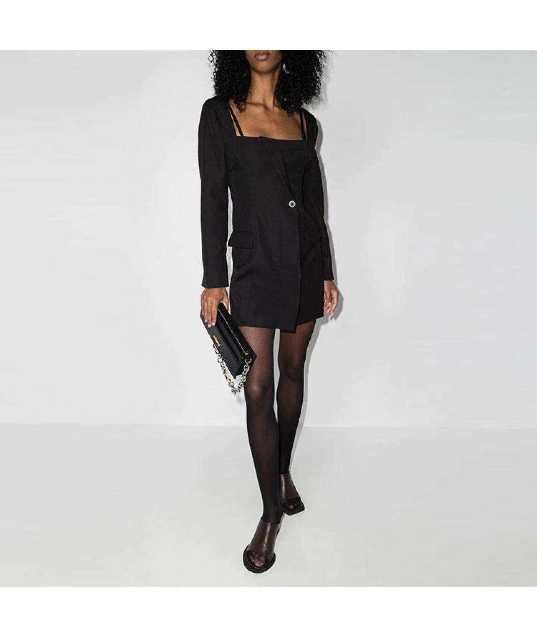 JACQUEMUS Черное вечернее платье, фото 3