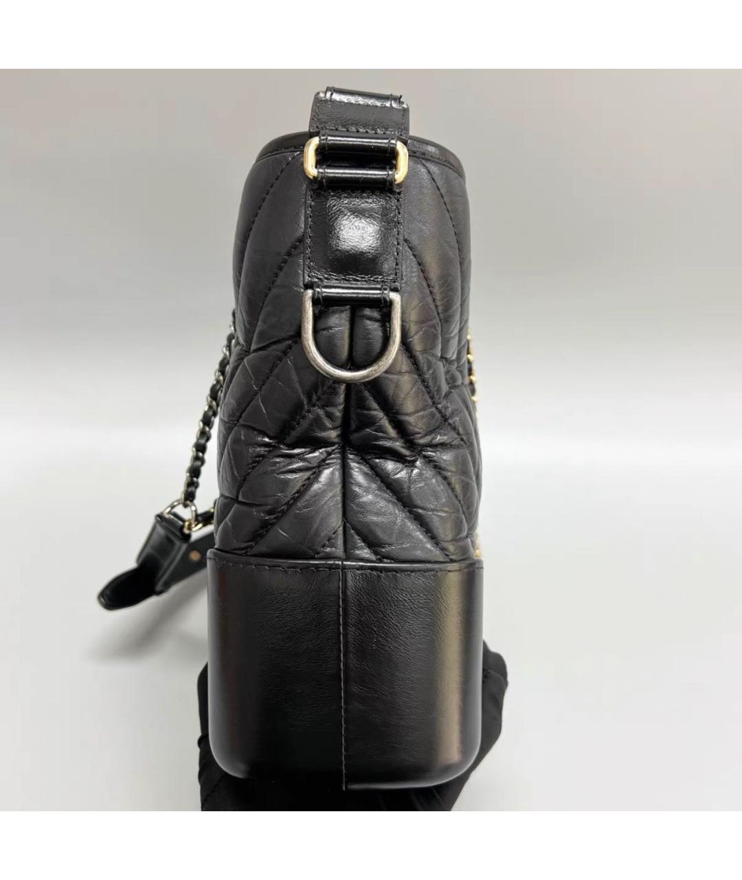 CHANEL Черная кожаная сумка тоут, фото 5
