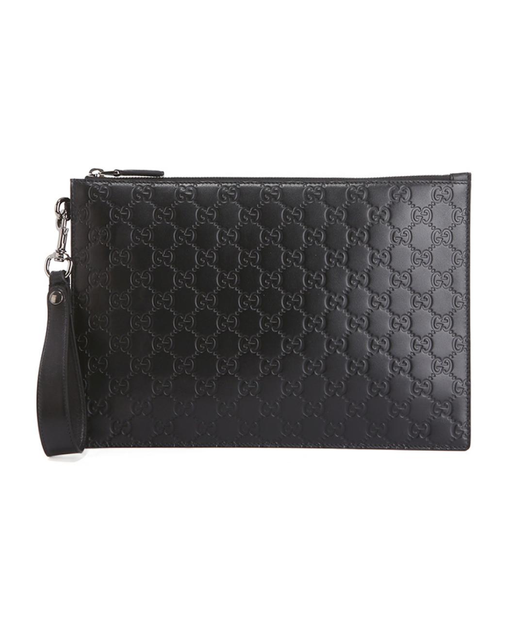 GUCCI Черная кожаная папка для документов, фото 1