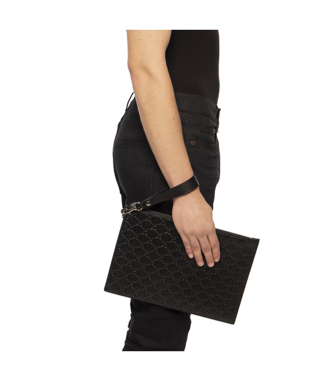 GUCCI Черная кожаная папка для документов, фото 5