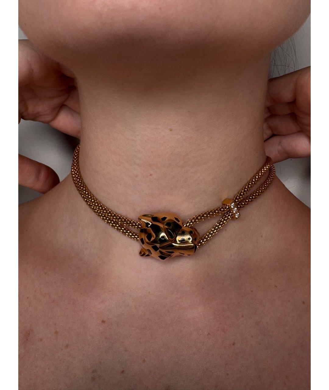 CARTIER Желтое колье из желтого золота, фото 5