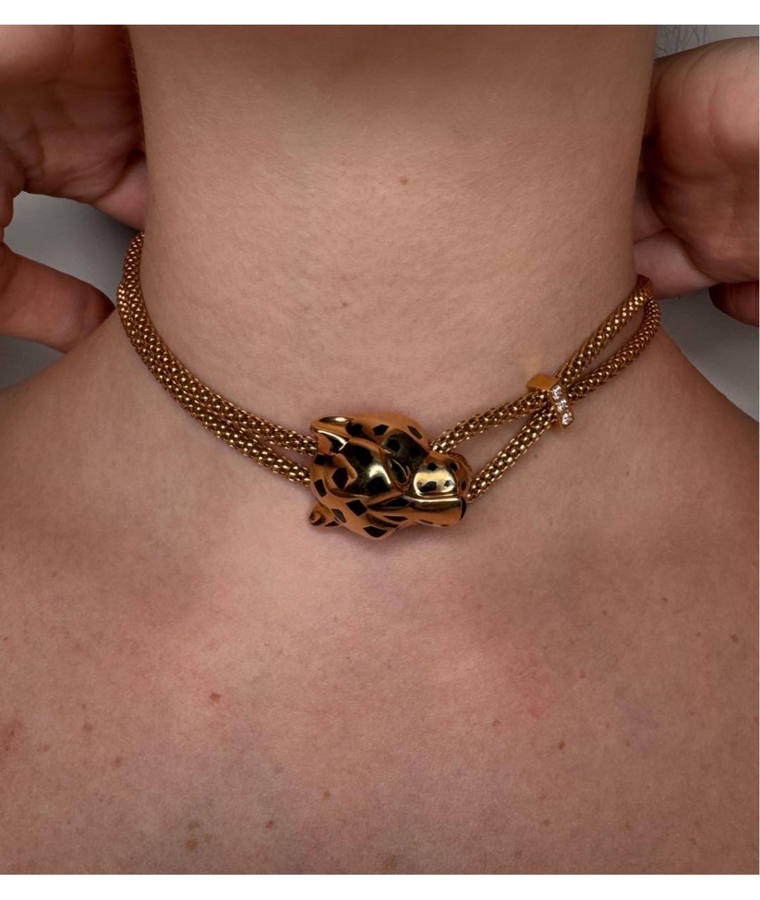 CARTIER Желтое колье из желтого золота, фото 4