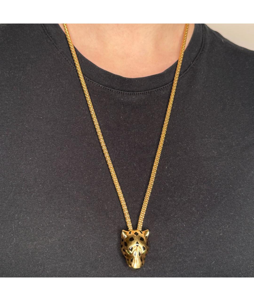 CARTIER Желтое колье из желтого золота, фото 8