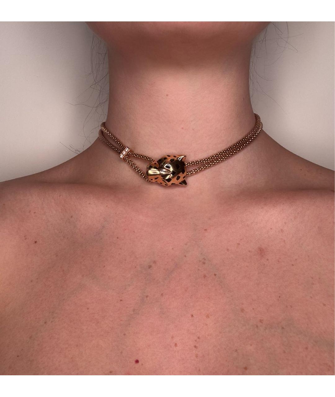 CARTIER Желтое колье из желтого золота, фото 3