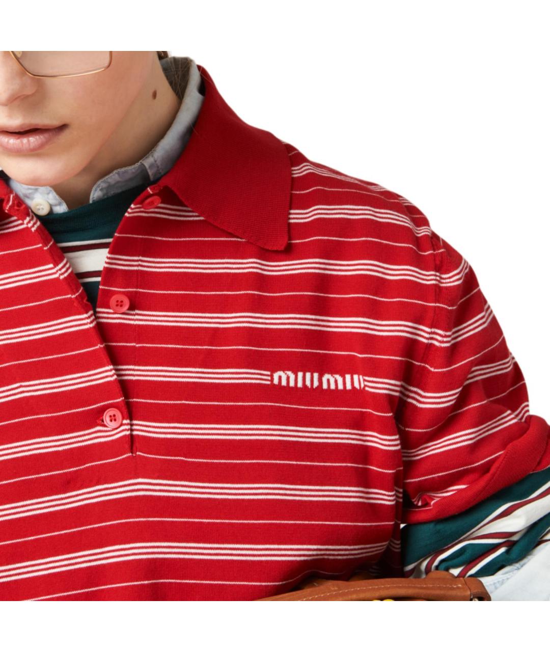 MIU MIU Мульти хлопковая рубашка, фото 5