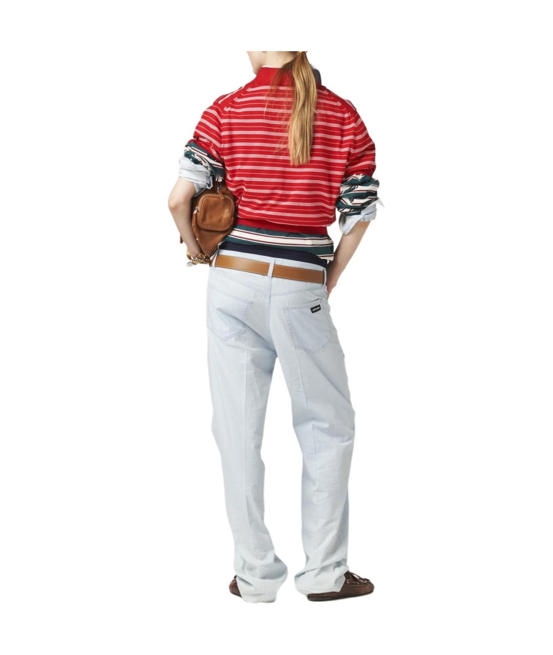 MIU MIU Мульти хлопковая рубашка, фото 3