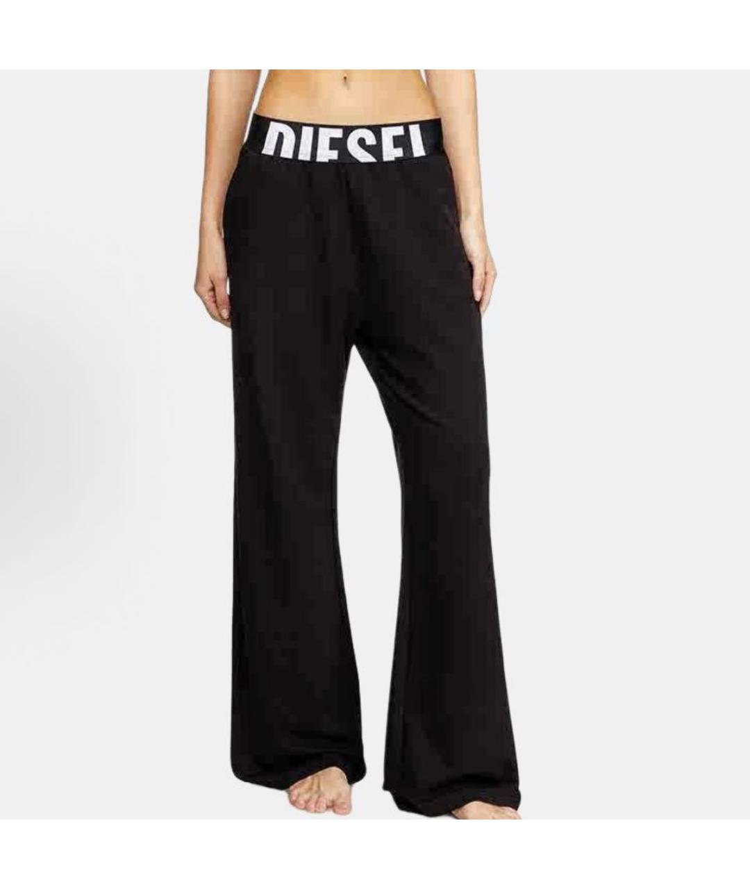 DIESEL Черные брюки широкие, фото 3