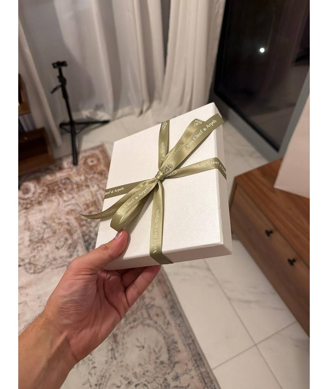 VAN CLEEF & ARPELS Белое колье из желтого золота, фото 5