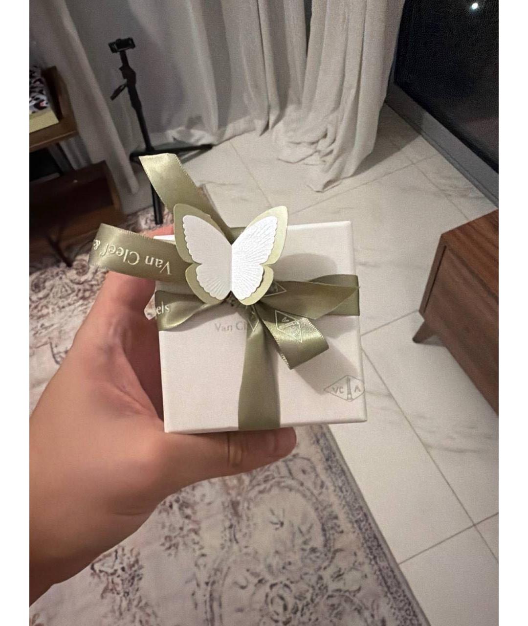 VAN CLEEF & ARPELS Белые серьги из желтого золота, фото 5