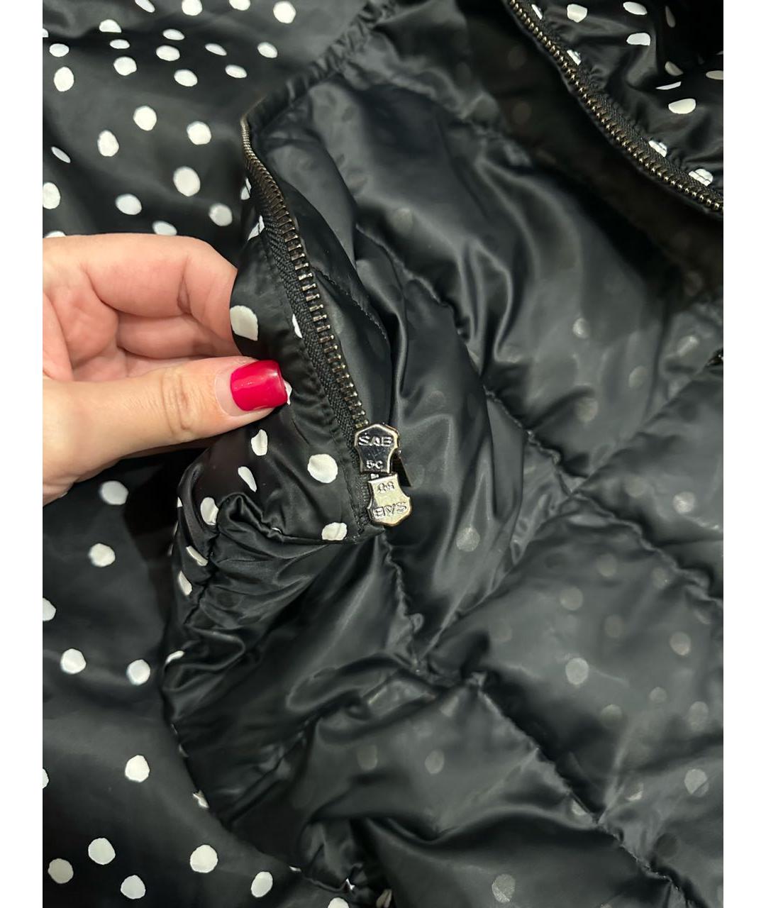 ARMANI JEANS Черная полиэстеровая куртка, фото 6