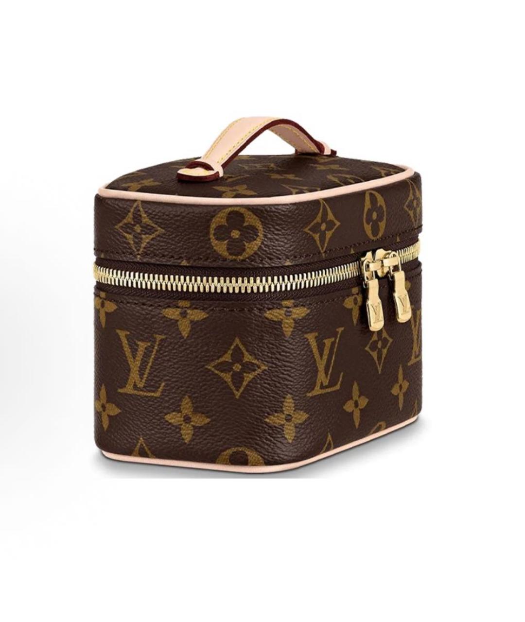 LOUIS VUITTON Коричневая косметичка, фото 2