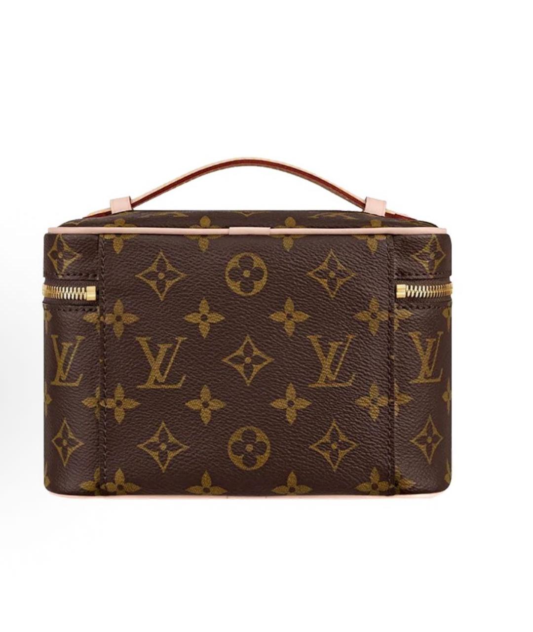 LOUIS VUITTON Коричневая косметичка, фото 2