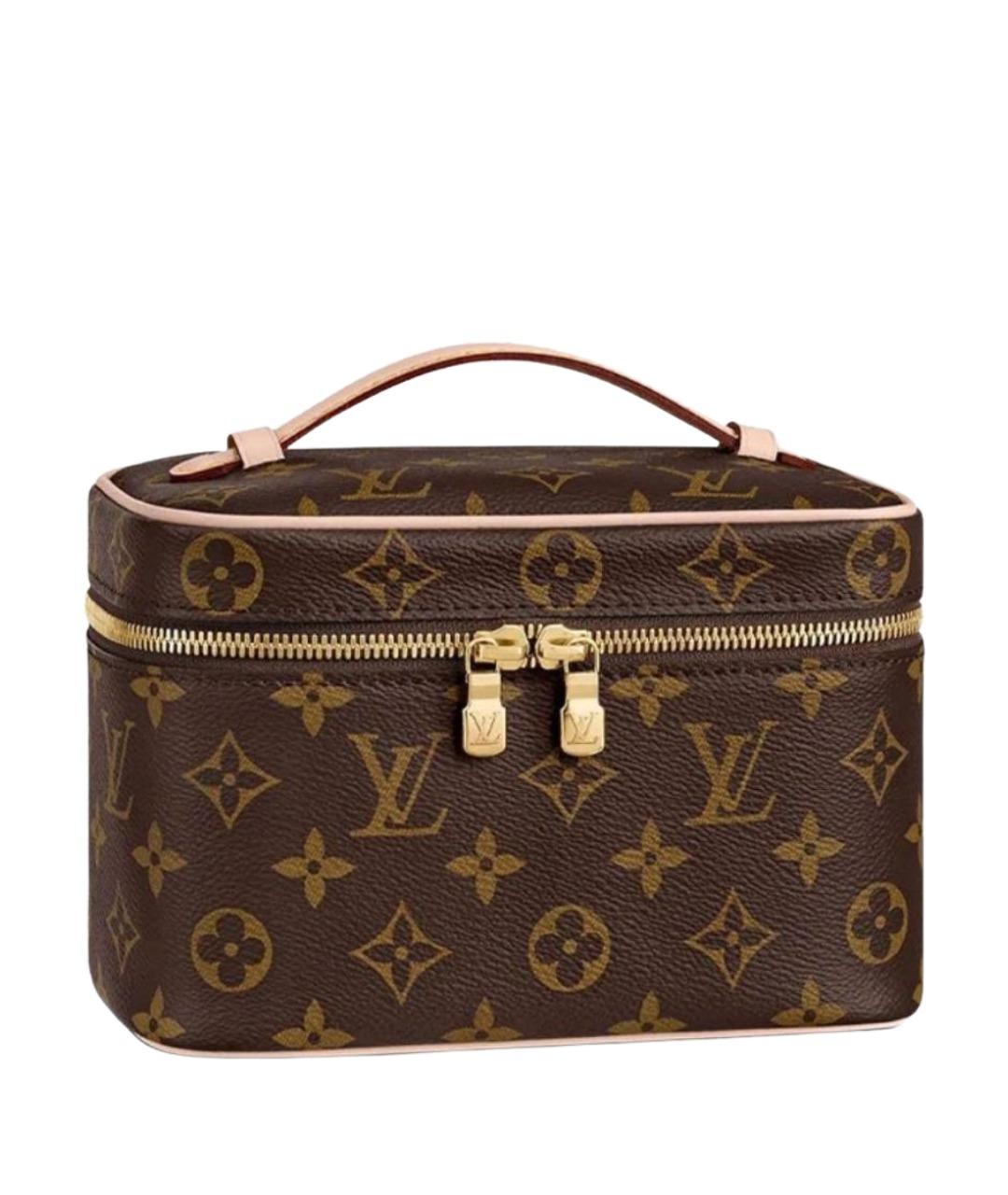 LOUIS VUITTON Коричневая косметичка, фото 1