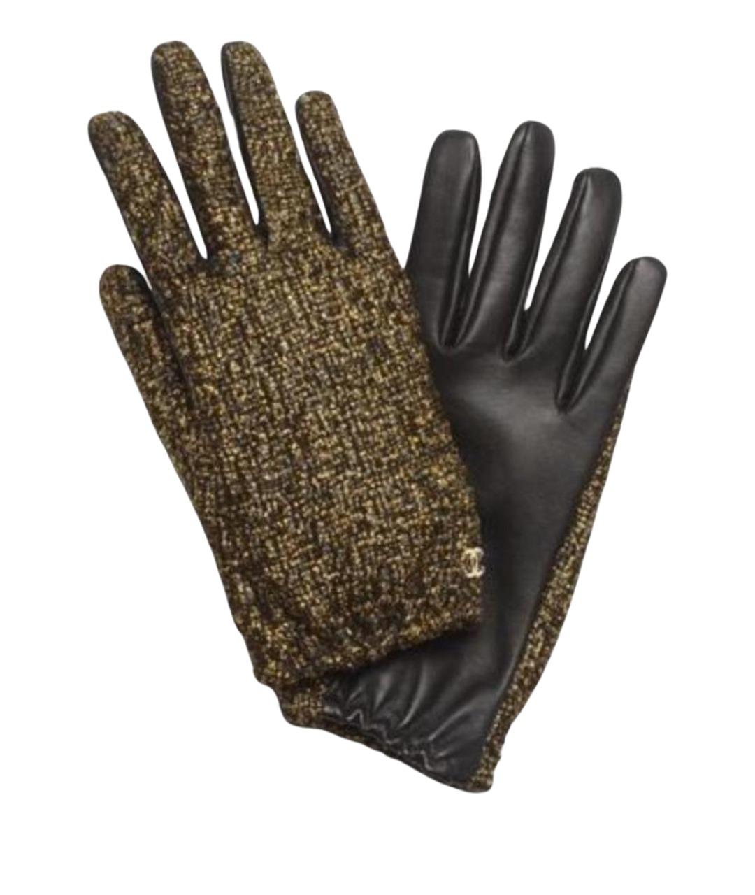 CHANEL Золотые перчатки, фото 1