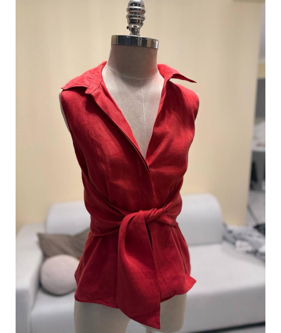 MAX MARA Красная блузы, фото 5