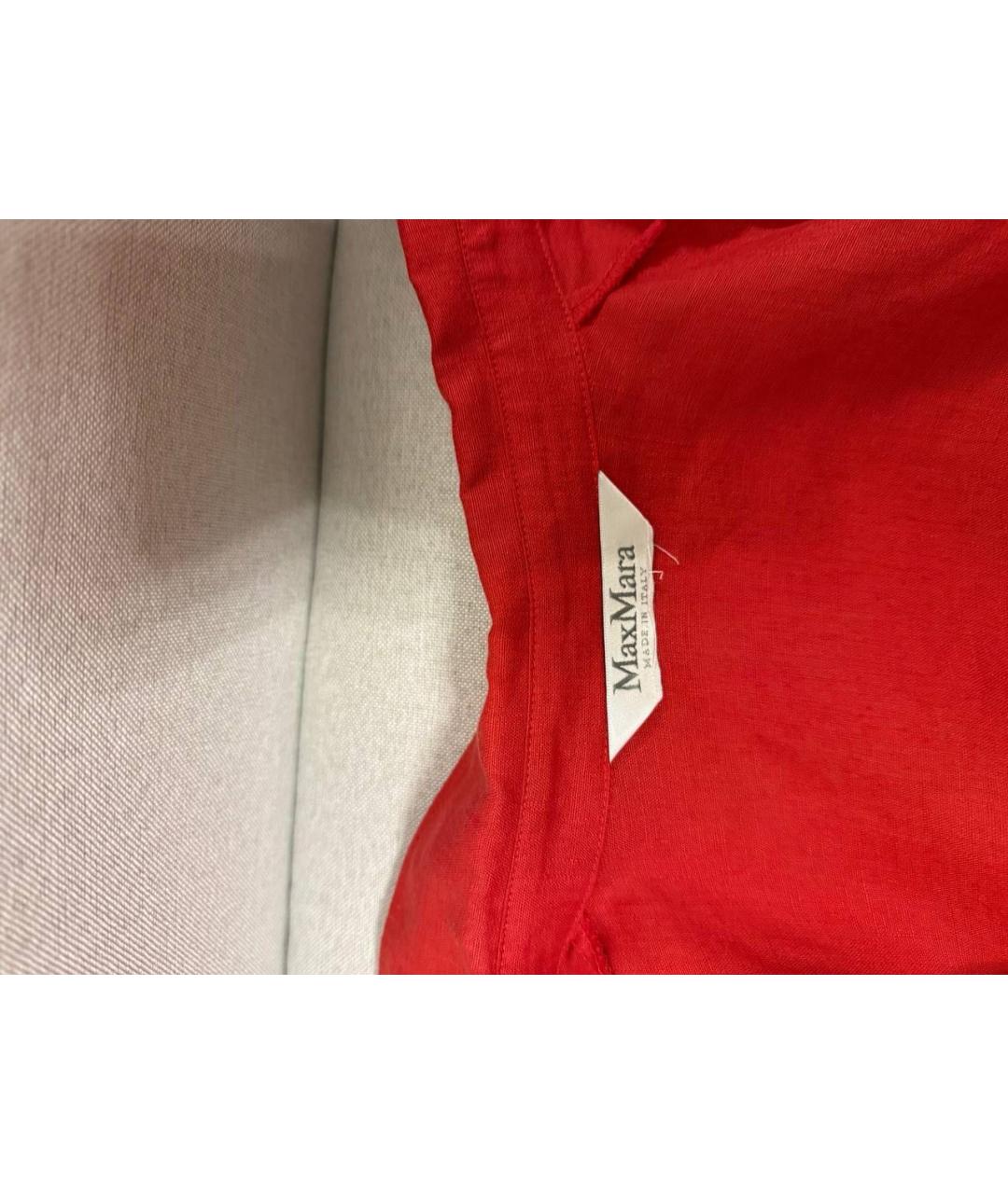MAX MARA Красная блузы, фото 3