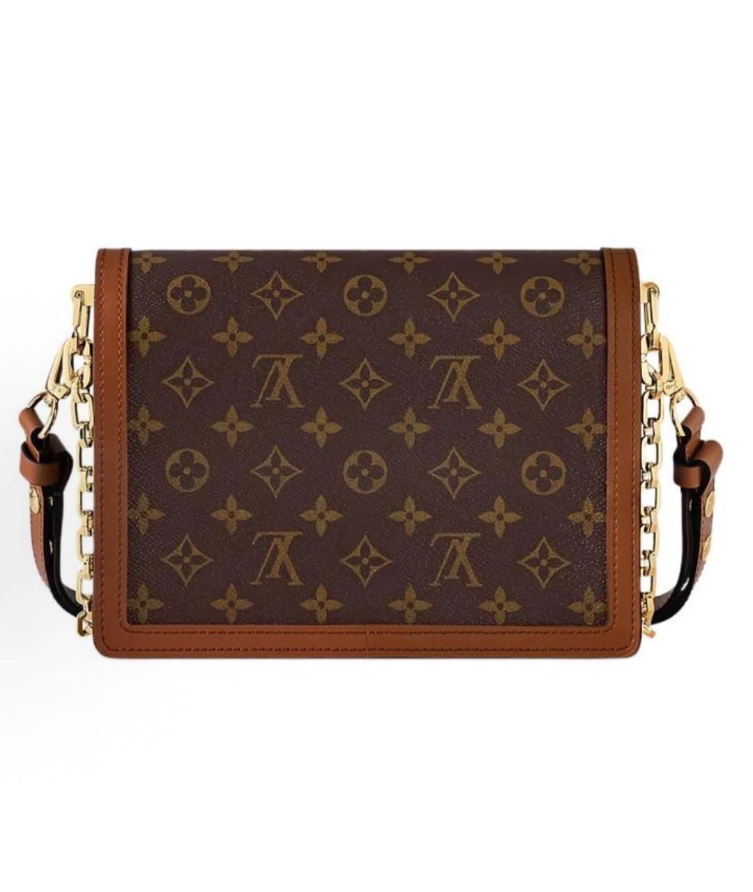 LOUIS VUITTON Коричневая сумка с короткими ручками, фото 3