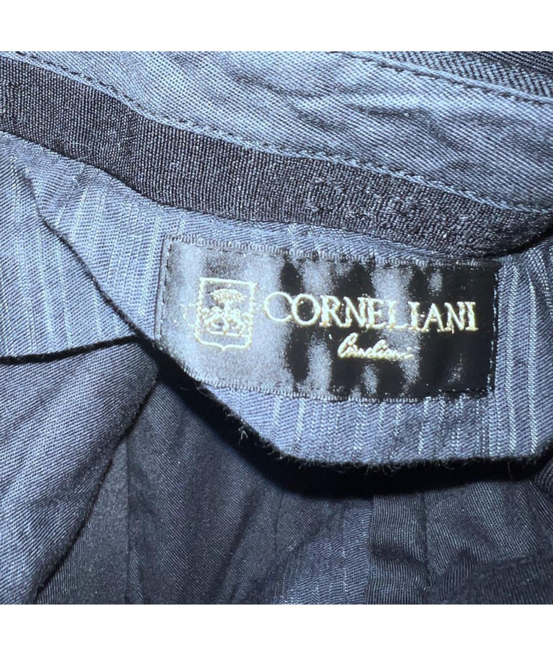 CORNELIANI Черные шерстяные классические брюки, фото 4