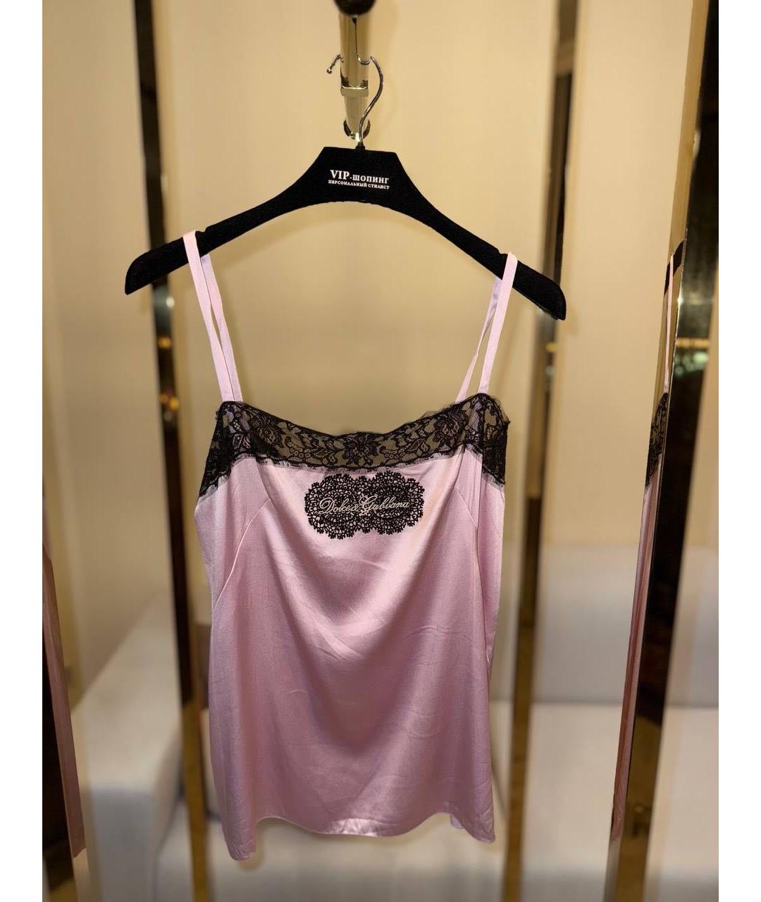 DOLCE&GABBANA Шелковая майка, фото 2