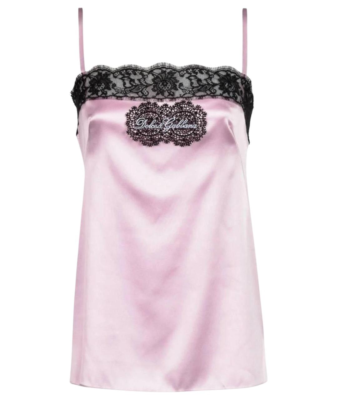 DOLCE&GABBANA Шелковая майка, фото 1