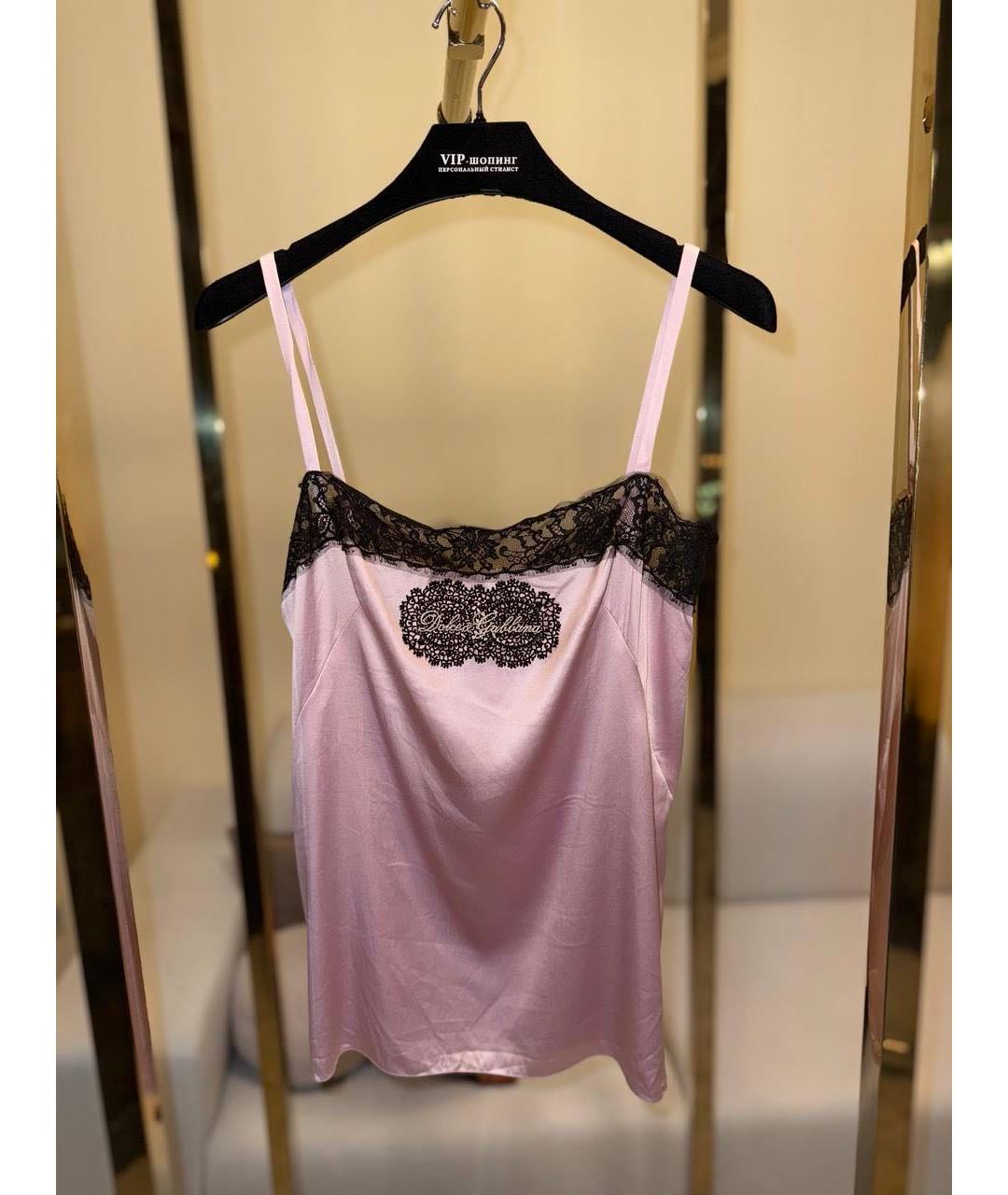 DOLCE&GABBANA Шелковая майка, фото 7