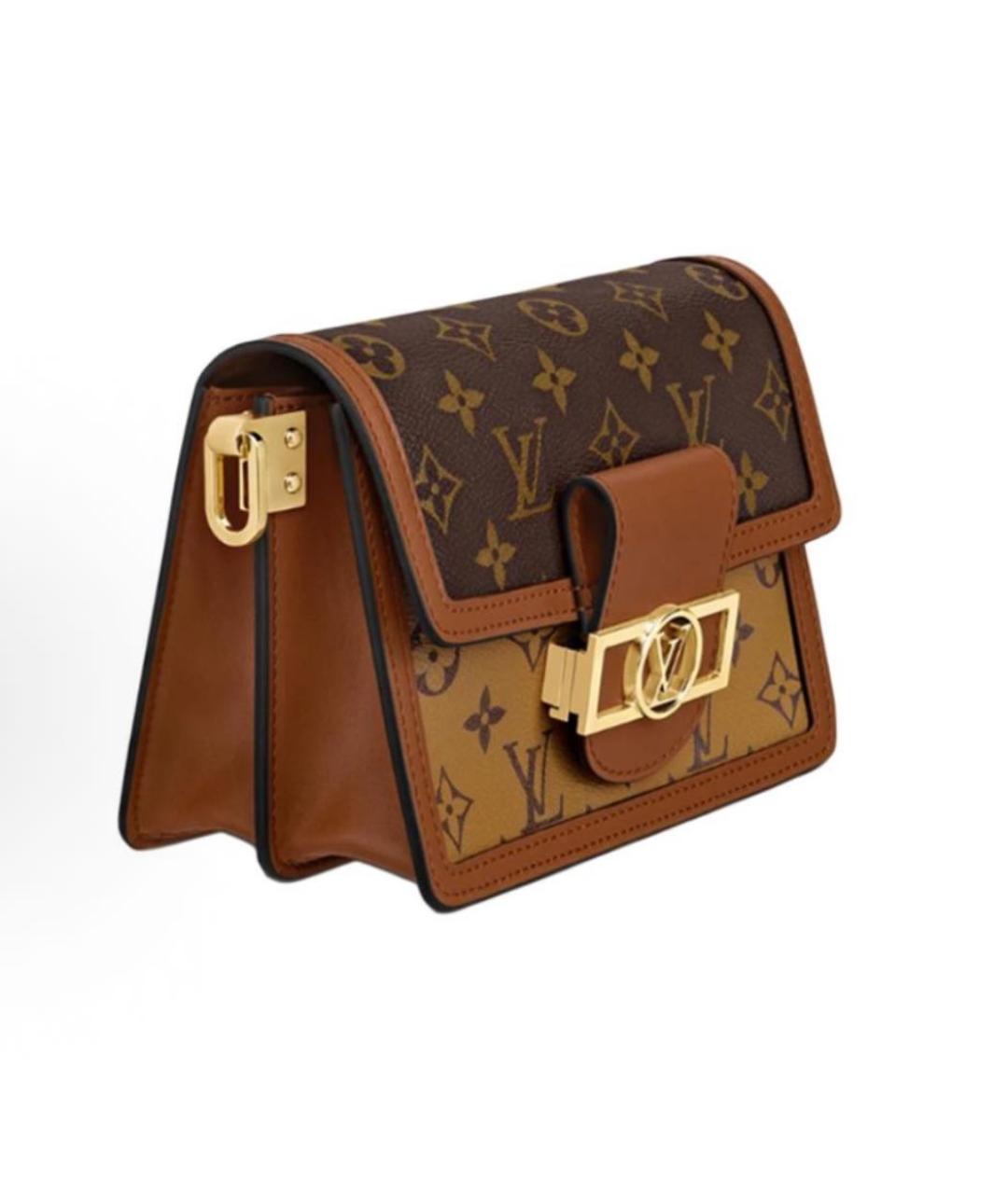 LOUIS VUITTON Коричневая сумка с короткими ручками, фото 2