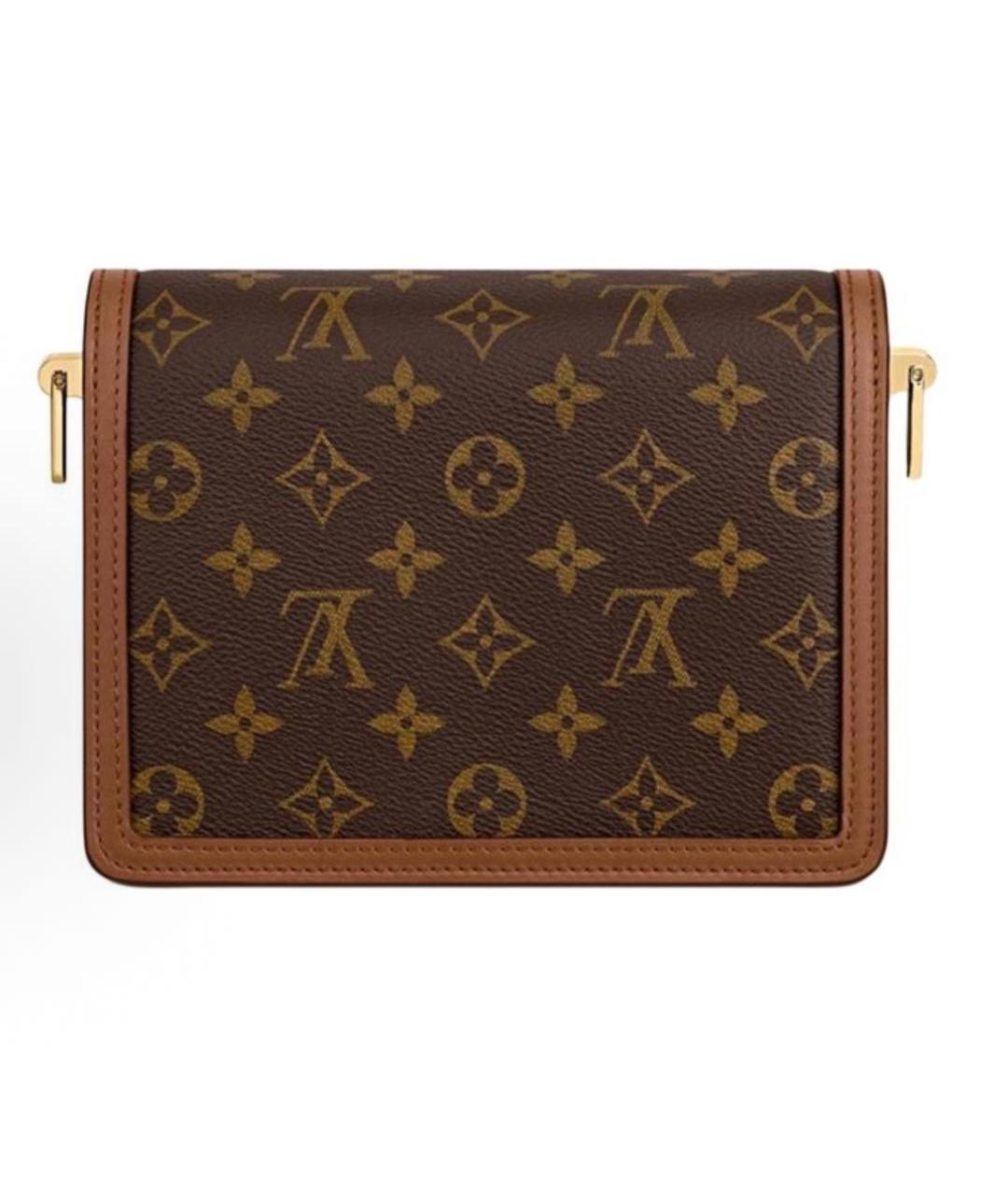 LOUIS VUITTON Коричневая сумка с короткими ручками, фото 3