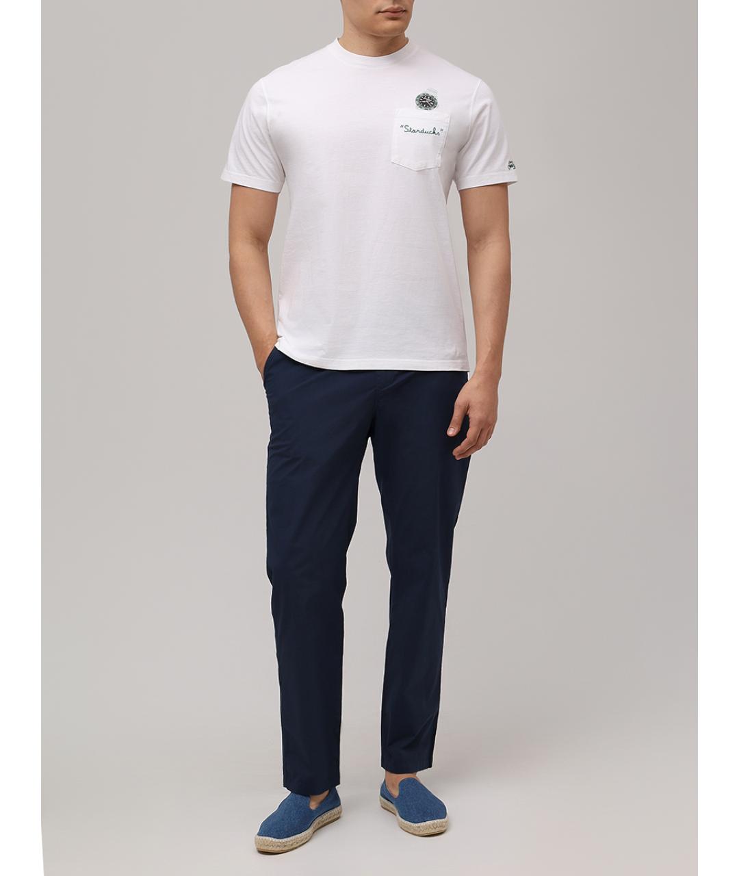 MC2 SAINT BARTH Белая хлопковая футболка, фото 2