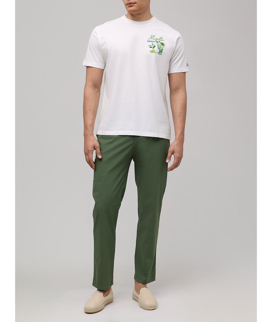 MC2 SAINT BARTH Белая хлопковая футболка, фото 2