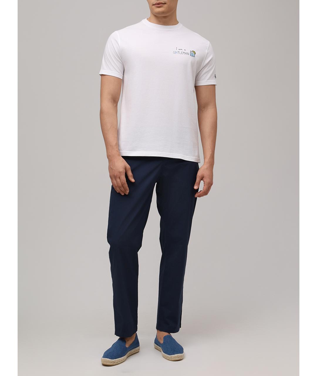 MC2 SAINT BARTH Белая хлопковая футболка, фото 2