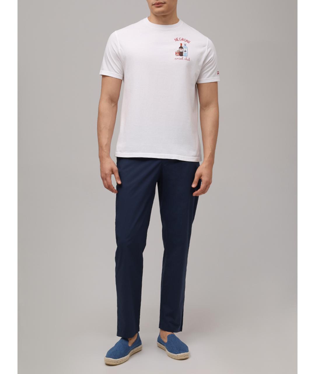 MC2 SAINT BARTH Белая хлопковая футболка, фото 2