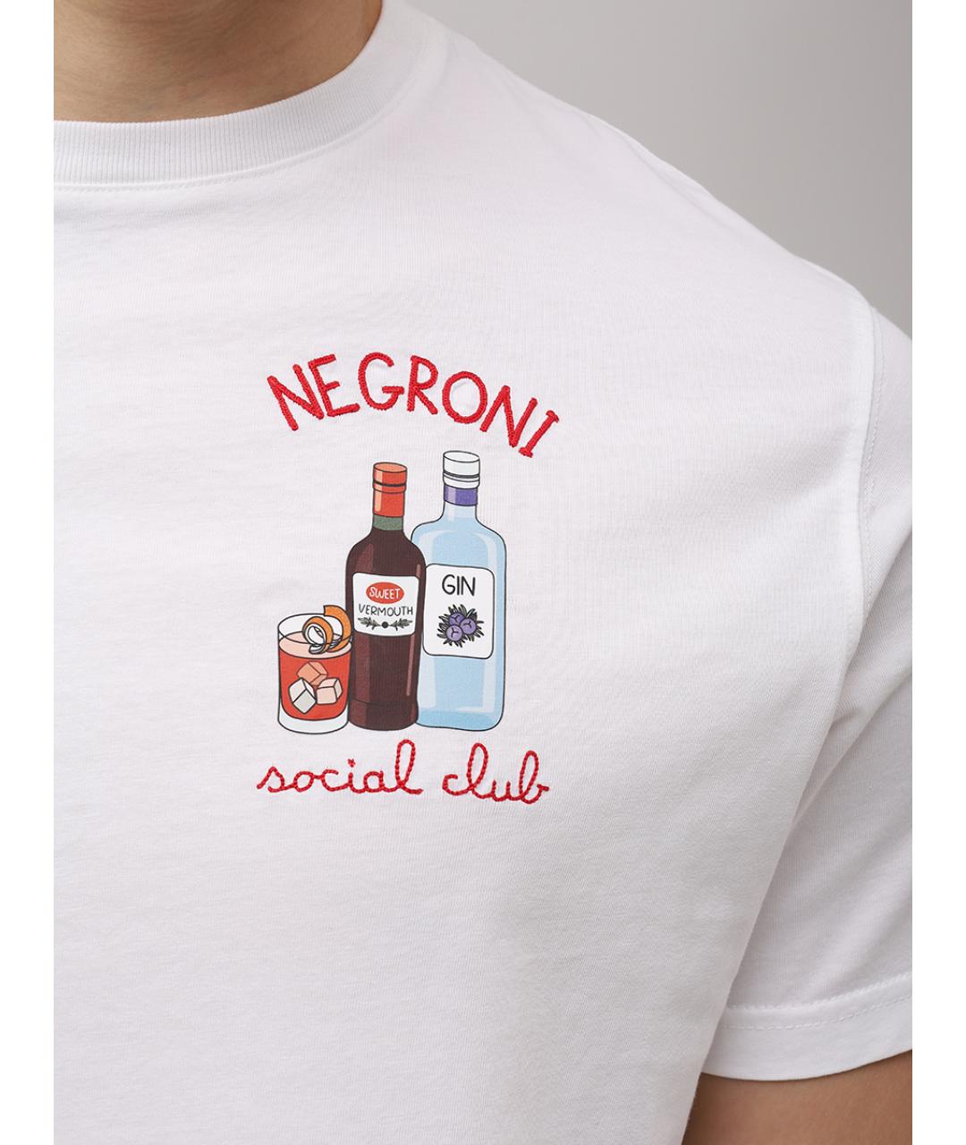 MC2 SAINT BARTH Белая хлопковая футболка, фото 5