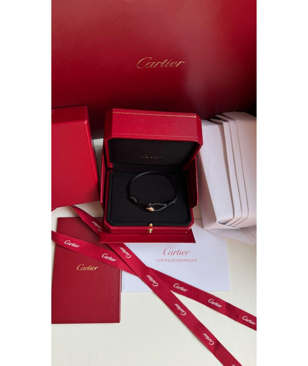 CARTIER Черный браслет из белого золота, фото 5