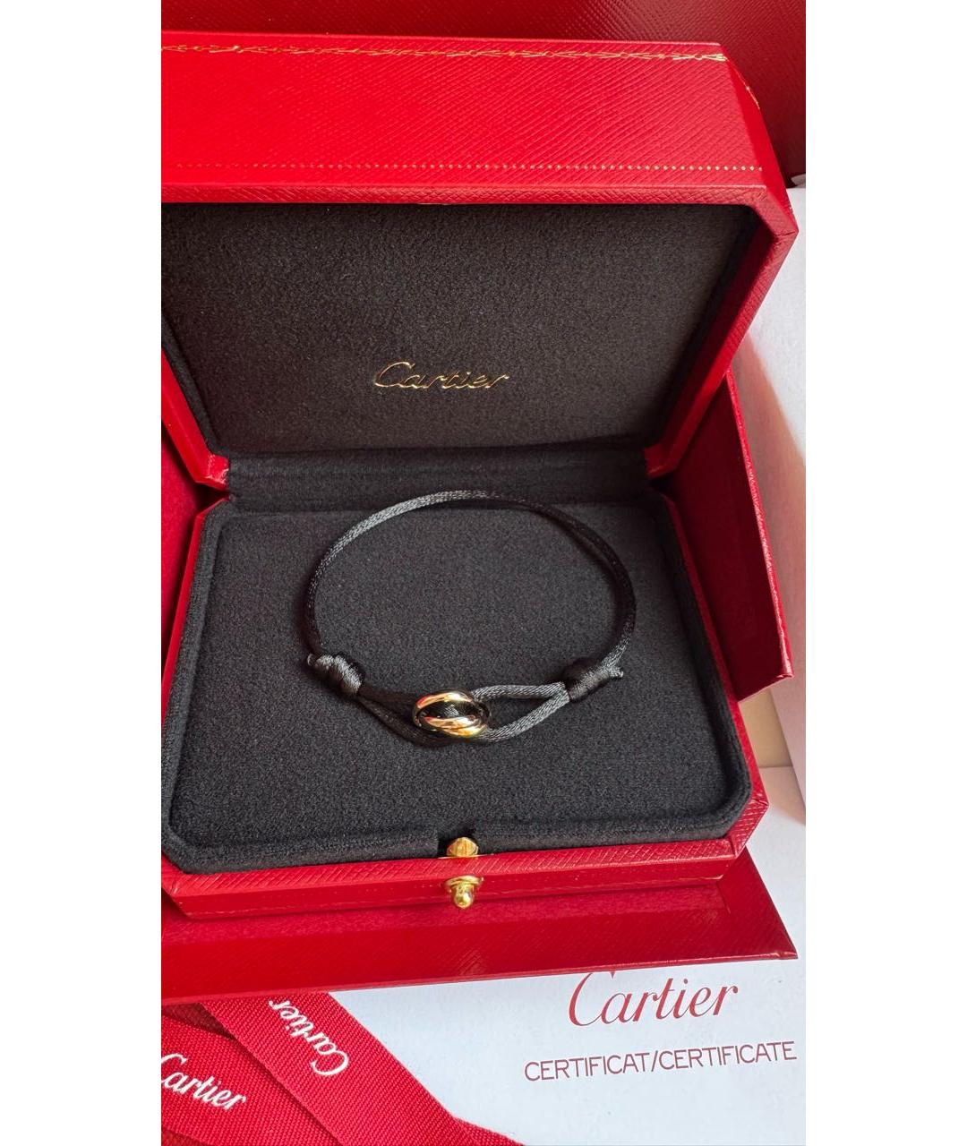 CARTIER Черный браслет из белого золота, фото 6