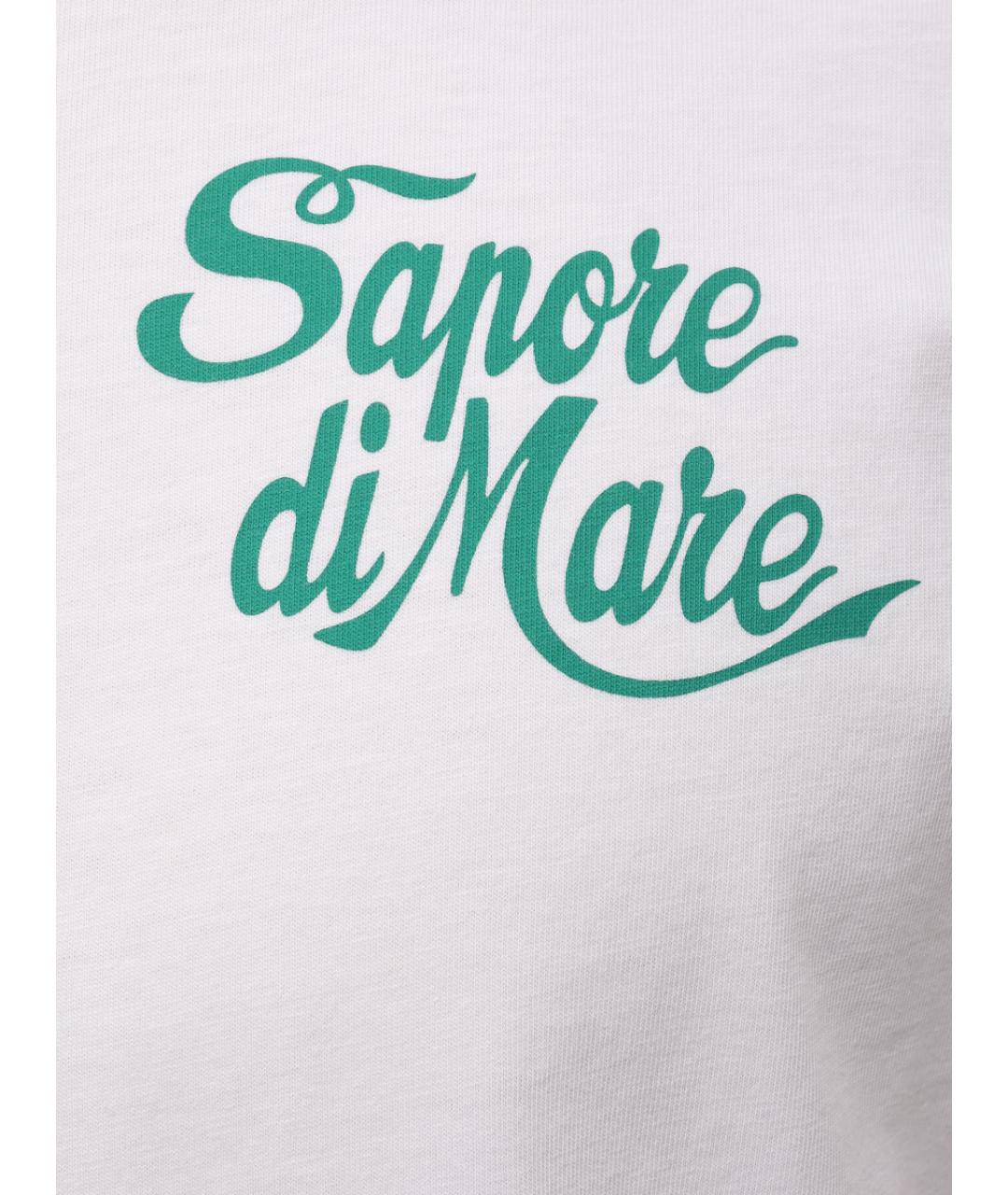 MC2 SAINT BARTH Белая хлопковая футболка, фото 6