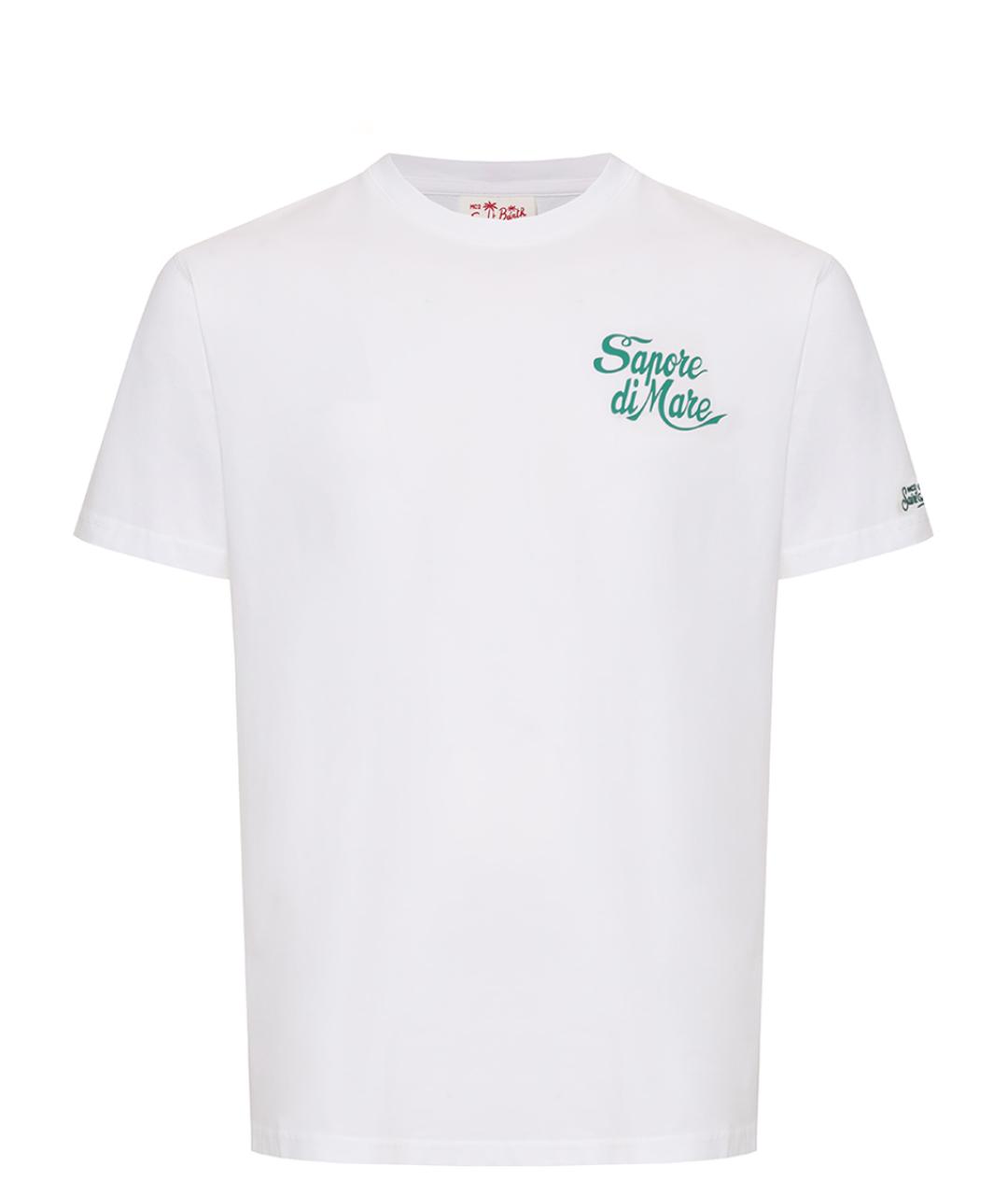 MC2 SAINT BARTH Белая хлопковая футболка, фото 1