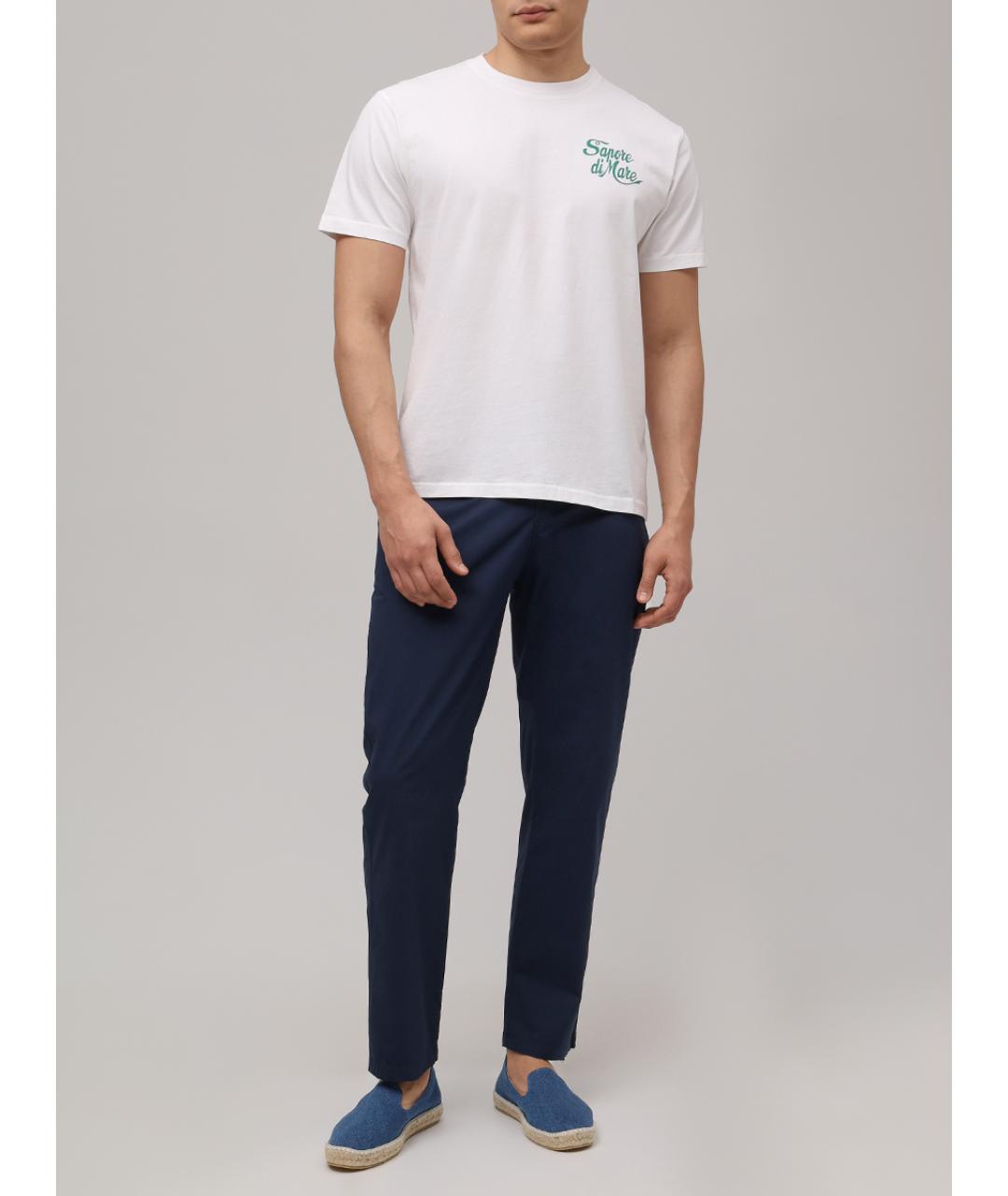 MC2 SAINT BARTH Белая хлопковая футболка, фото 2