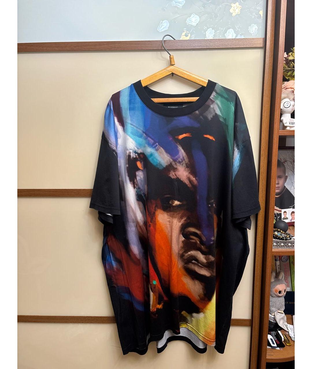 GIVENCHY Мульти хлопковая футболка, фото 5