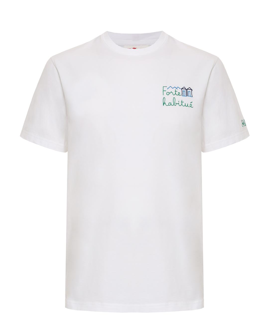 MC2 SAINT BARTH Белая хлопковая футболка, фото 1