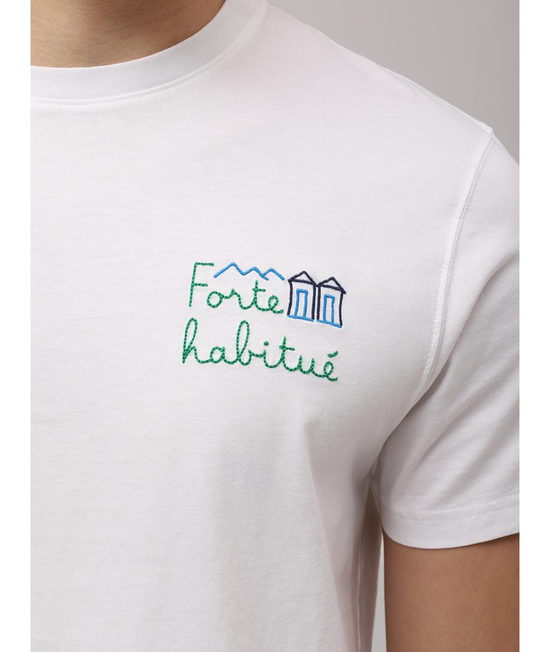 MC2 SAINT BARTH Белая хлопковая футболка, фото 5